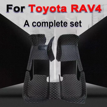 Стелки за кола за Toyota RAV4 RAV 4 Suzuki Across XA50 2019 2020 2021 2022 2023 Килим Луксозна кожа Мат Аксесоари за кола Килими