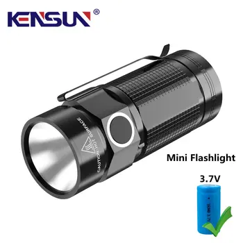 Преносима мини силна светлина XPG LED фенерче джобно фенерче ярко XPG с катарама за писалка 16340 акумулаторна батерия