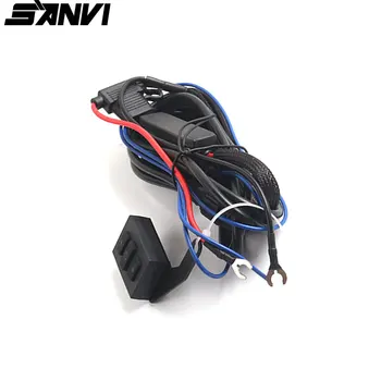 SANVI 1PCS кабелен кабел реле безжичен превключвател за автоматично шофиране светлина прожектор с флаш строб функция