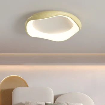 Simple модерна спалня таван светлини скандинавски минималистичен личността кръг LED лампа пълен спектър защита на очите проучване лампа