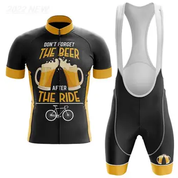 Колоездачно джърси Комплект 2023 Летен мъжки отбор Велосипедни лигавници Къси панталони Дишащо бързо сухо облекло за велосипеди Maillot Ropa Ciclismo Bike Jersey