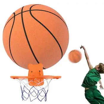 Kids подскачащи ням баскетбол изстискване ням подскачащи баскетбол закрит тиха топка пяна баскетбол