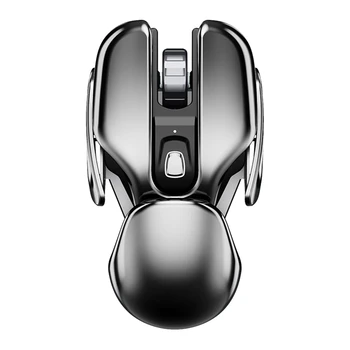 2.4G акумулаторна безжична мишка 1600DPI мишка 6 бутона за PC лаптоп компютър игри офис дома водоустойчива мишка