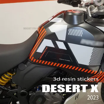DesertX Tank Pad мотоциклет 3D гел епоксидна смола стикер резервоар подложка защита комплект за Ducati DesertX Desert X RR22 2023