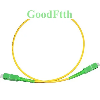 Fiber пач шнурове кабели SC / APC-SC / APC SM G657B3 симплекс 1m 2m 3m 4m 5m 6m 7m 8m 10m 15m GoodFtth пачкорди джъмпери 50pcs / Lot