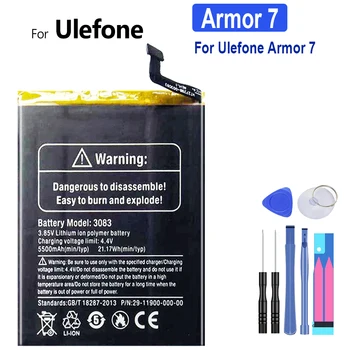 5500mAh батерия за Ulefone Armor 7 Armor7 Batterij