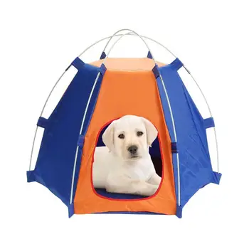 Pet House Dog Tents Camping Outdoor Dog Tent Polyester Foldable Camping Winter Warm House For Kitten Puppy dogs Pet Accessories