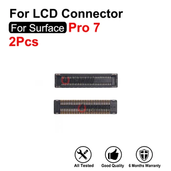 2Pcs / Lot 60 пина LCD екран конектор Flex кабел за Surface Pro 7 подмяна