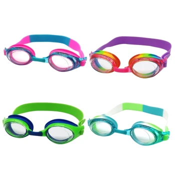 Очила за плуване, детски очила за момчета момичета с анти-мъгла, прозрачен обектив