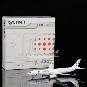 JCWINGS Die Cast 1:400 Мащаб Брюксел XX40093 А330-300 OO-SFX Вътрешен сплав самолет модел самолет колекция играчка подарък дисплей
