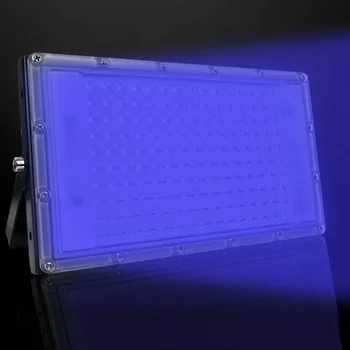 300W UV черна светлина UV лампа за втвърдяване 395nm флуоресцентна лампа за откриване без сянка Лепило за смола UV лампа за втвърдяване 3D печат