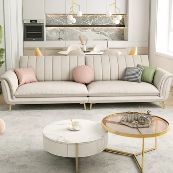 скандинавски стил минималистичен хол диван Longue модерен ъгъл възрастни хол дивани дизайнер мързелив канапе салон мебели