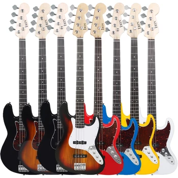 IRIN 4 струни Електрическа бас китара 20 Frets Rosewood Fingerboard Sapele Body With Strings Amp Bass Guitar Parts & Accessories