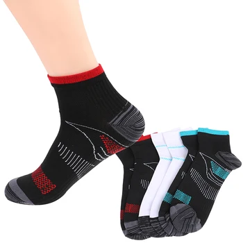 1Pair крак компресия чорап против умора плантарен фасциит петата шпори болка чорап за мъже жени Грижа за краката
