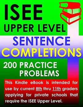 ISEE Завършване на изречение от горно ниво 200