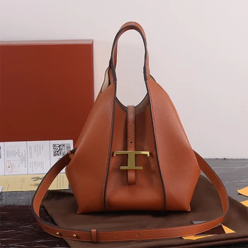 Нова кожа голям капацитет голяма пазарска чанта мода метална катарама майка чанта жените случайни Commuter чанта високо качество рамо чанти