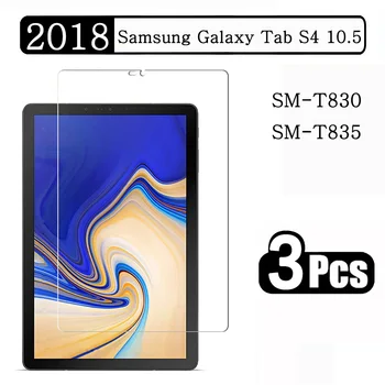 (3 опаковки) закалено стъкло за Samsung Galaxy Tab S4 10.5 2018 SM-T830 SM-T835 T830 T835 таблет екран протектор филм