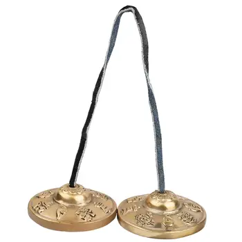Чинели Камбана Мюзикъл Късметлийски символи Релефни камбанки Музикален инструмент Ехо Боул Тибетски звънец Ръчни чинели за йога Успокояващо