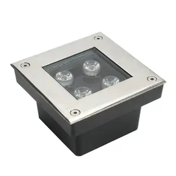 SQUARE 4W LED подземна светлина Външно осветление Погребани светлини Водоустойчив IP68 DC12V