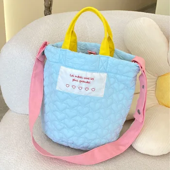 Нов висок капацитет лилави жени чанта мода малка пазарска чанта кофа чанта Crossbody чанта чанта