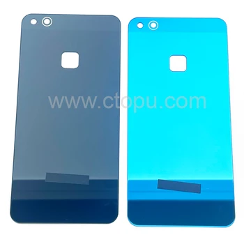 Ново за Huawei P10 Lite P10Lite WAS-LX2J WAS-LX2 WAS-LX1 WAS-L03T WAS-LX3 Обратно капак на батерията Корпус на вратата случай Задни части от стъкло