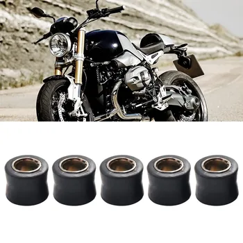 5pcs мотоциклет заден амортисьор гумен буфер каучук 12 мм амортисьор броня блок ръкав възглавница гумени пръстени