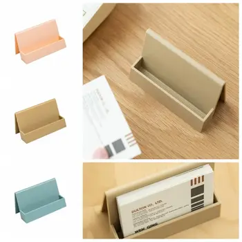 Simple визитка случай офис десктоп организация карта съхранение кутия притежателя офис аксесоари за бюро мода
