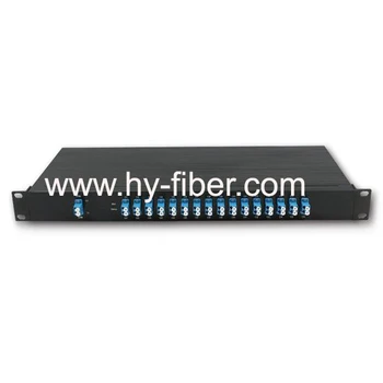  Dual Fiber 100G DWDM Mux и Demux 16 канала C20-C59 Tx и Rx с разширителен порт FMU 1U Rack Mount, LC / UPC
