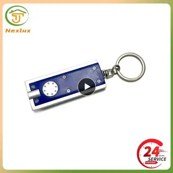 1PCS ключодържател фенерче мини фенерче джоб ключодържател светлина USB акумулаторна Emegency светлина къмпинг светлина аксесоари