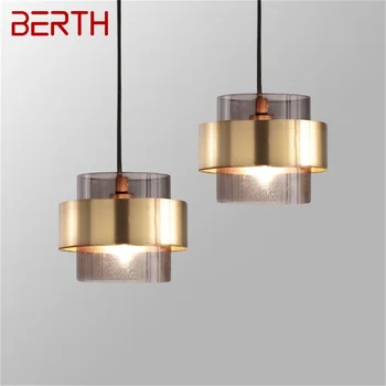 BERTH Nordic висулка осветително тяло модерен прост LED лампа декоративни за дома спалня трапезария