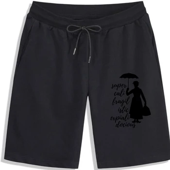 Мери Попинз шорти Мъже Филм Бавачката Джули Андрюс Музикално Винтидж памучни шорти за мъже летни шорти Идея за подарък мъже Къси панталони