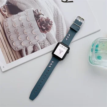 band за каишка Applewatch Apple Watch 6/7 поколение iwatch 8 38 40 41 42 44 45 49 катарама телешка цвят съвпадение каишка за часовник