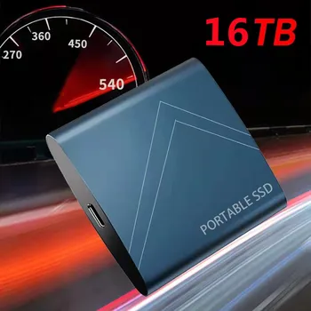 SSD USB 3.1 флаш устройство 64TB твърд диск външен 32TB 16TB 8TB преносим тип-C високоскоростен твърдотелен диск за лаптопи Преносим компютър