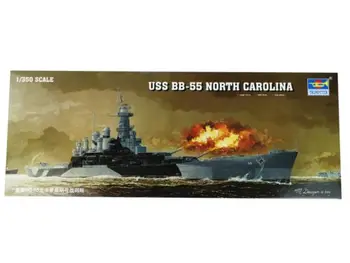 1/350 05303 тромпетист USS BB-55 Северна Каролина боен кораб военен кораб модел строителни комплекти Коледни подаръци за съпруг TH05709