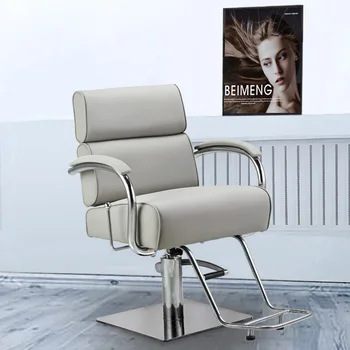 Луксозен въртящ се бръснарски стол татуировка педикюр козметичен салон стол фризьорски измиване на косата Friseurstuhl бръснарница мебели HDSZA