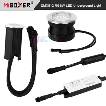 Miboxer 12V 3W 24V 5W 9W DMX512 RGBW LED подземна светлина водоустойчив IP68 DMX сигнален усилвател Оригинален адресен редактор