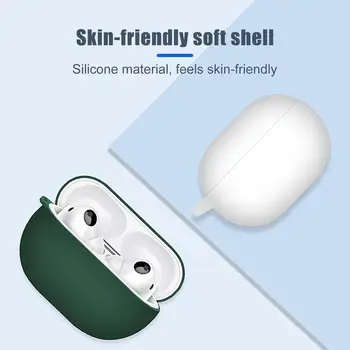 Калъф за слушалки Меки силиконови калъфи за Pro3 Удароустойчив мек силиконов калъф Cover Skin Безжични калъфи за слушалки