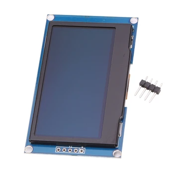 7PIN OLED дисплей модул, 2.42 инчов OLED дисплей модул 128X64 3.3V за SSD1309 I2C / IIC паралелен интерфейс (син текст)
