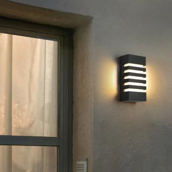 Външно осветление на открито 10W водоустойчиви ABS стенни лампи