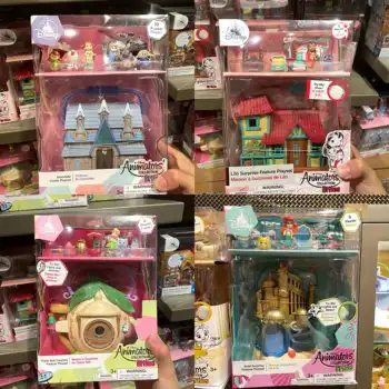Disney замразени момичета се преструват играят играчки Bell Рапунцел модел кукла орнаменти принцеса мини замък играчки рожден ден подаръци за момичета
