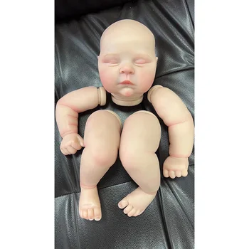 21Inch боядисани праскови Reborn кукла комплект 3D кожата меко докосване свеж цвят 100% ръчно изработени несглобени комплект играчки за деца