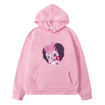Tini Ping Детски качулки New Hot Sale Korea Anime Cartoon Print Toddler Girls Sweatshirts 티니핑 Бебешки костюми с дълъг ръкав Анцуг