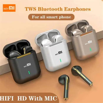 Оригинален mzyMI J18 безжични Bluetooth слушалки в ушите Безжична Bluetooth слушалка Музикални слушалки Вграден микрофон за MIJIA