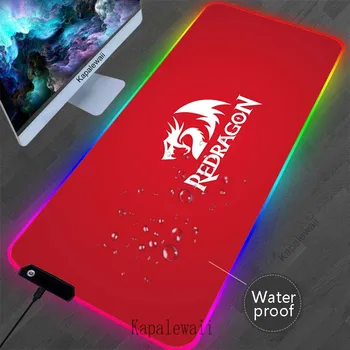 RGB Backlit Redragon Extended Mousepad Gaming Speed Keyboard Pads Waterproof Desk Mat Office Mouse Pad Tapis de Souris 900x400mm