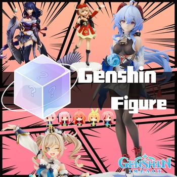 Genshin въздействие мистерия кутия аниме фигура игра действие фигура сляпа кутия късметлия модел кукла