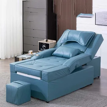 електрически луксозен масаж легло естетик шампоан безплатна доставка масаж маса лечение педикюр Lettino Estetista салон мебели