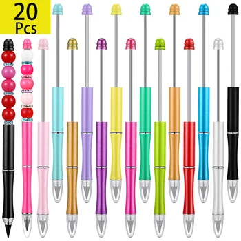 20Pcs DIY мъниста молив мъниста безкрайни моливи Beadable писане моливи за деца писане училищни пособия