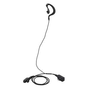 HFES G Shape слушалки за слушалки с голям PTT за Hytera Radio Pd580 Pd700 Pd780 Pt580H
