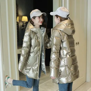 2023 HOT New Winter Women Jacket Long Coat Hooded Parka Cotton Padded Jacket Female Warm Waterproof Outwear Snow Wear Coats