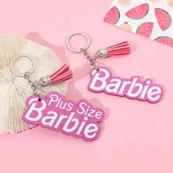 нов Kawali Барби аниме ключодържател розов писмо висулка пискюл чанта аксесоари мода сладък карикатура рожден ден подарък играчки за момичета